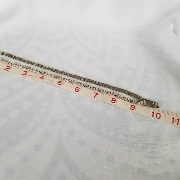 Vintage Mariner Chain Necklace 20" Silver Tone - Picture 11 of 13